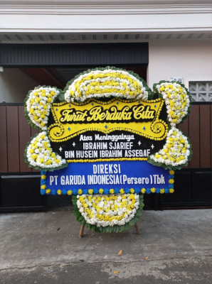 Papan Bunga Duka di Kolf Braza
